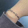 Thin double star bracelet