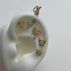 Gold piercing set