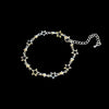 Thin double star bracelet