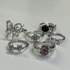 Clover sterling silver ring