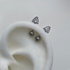 Cat ear piercing