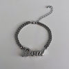 Custom letter bracelet