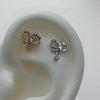 Ribbon melt star drop piercing
