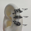 Ear cuff piercings