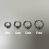 14mm ball hoop earrings