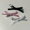 Classic pink ribbon hair clip