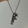 Custom star bear necklace
