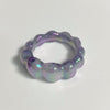 holographic ball navy purple ring