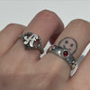 A TO I Initial sterling silver ring(pre-order only)