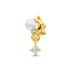Gold pearl bunny piercing