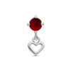 Red classic heart drop
