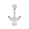 Angel crystal drop piercing