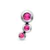 Pink ripple piercing