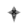 Goth star diamond piercing