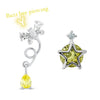 Yellow twinkle star piercing