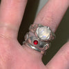 Moonstone melting ring (pre-order only)