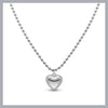 Sun Heart ball chain necklace