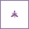 Purple symbol piercing