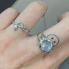 Moonstone melting ring (pre-order only)