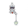 Santa drop crystal piercing