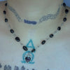 Winter black heart tourmaline necklace
